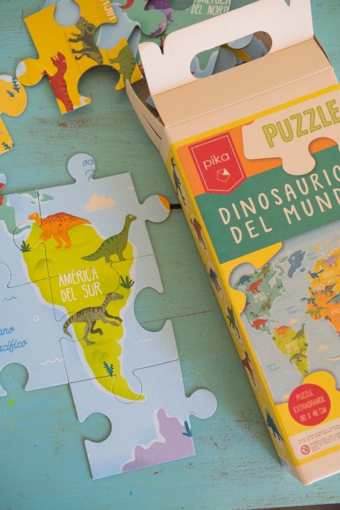 Puzzle Dinosaurios del mundo Mis Petates $ 840