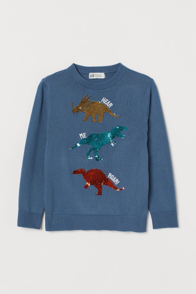 Sweater Interactivo Dinosaurios H&M $ 799